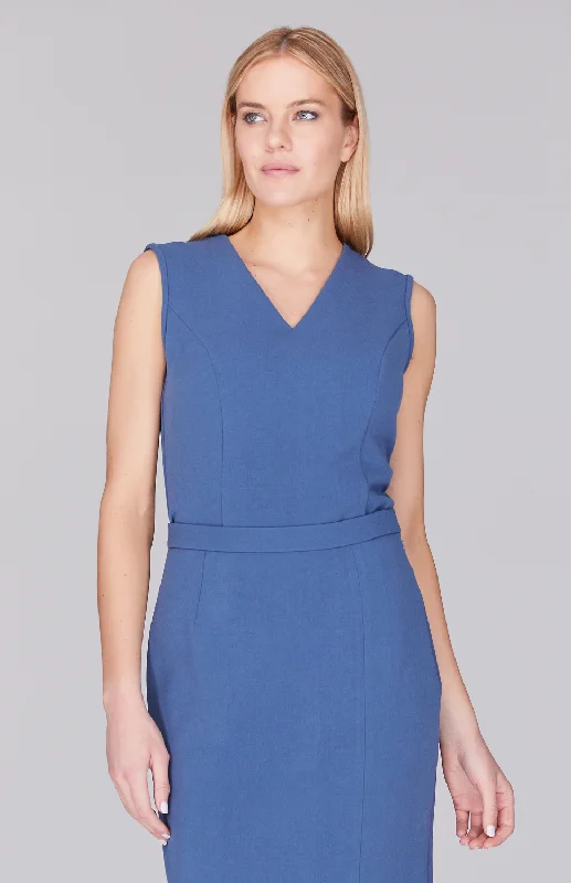 Double Face V Neck Sleeveless Top Unique Men's Patch