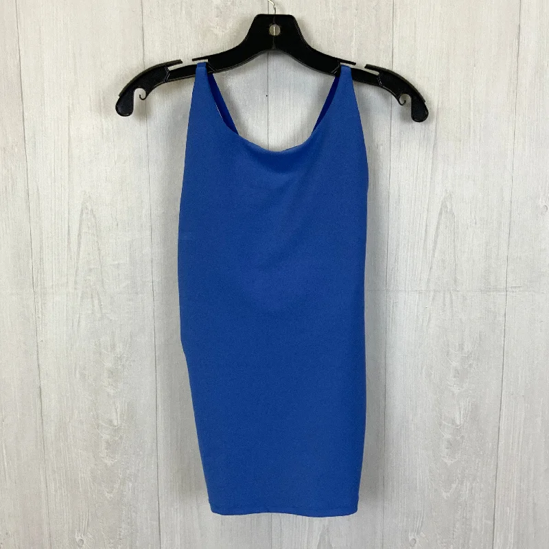 Athletic Tank Top By Calvin Klein In Blue, Size: L Organic