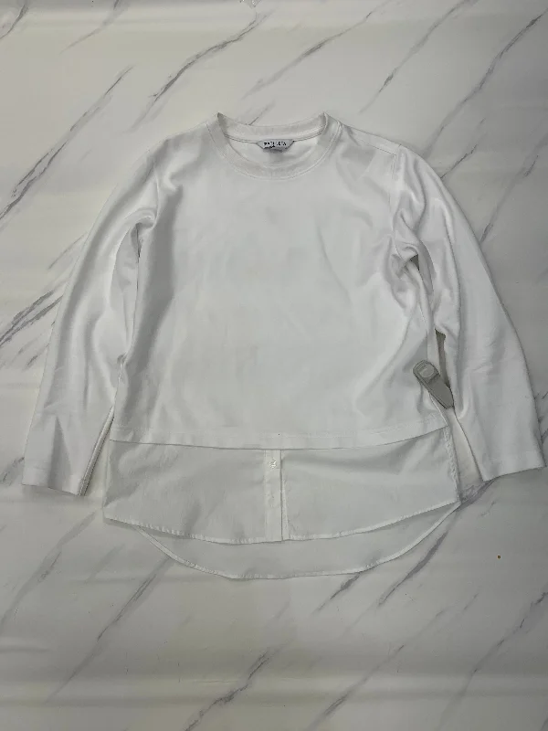 Athletic Sweatshirt Collar By Athleta In White, Size: S British Gentleman Style