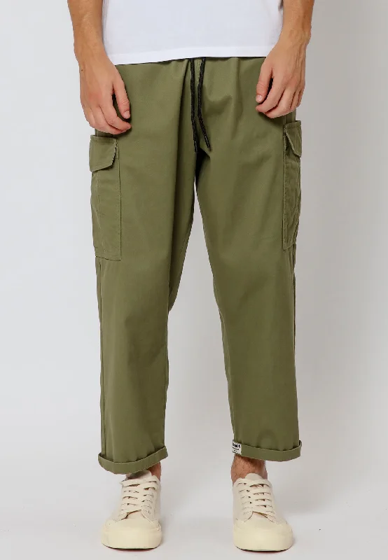 LOUNGE CARGO KHAKI Monochromatic Office Style