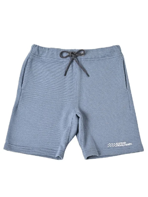 Slate Blue Shorts Trendy Men's Scandinavian