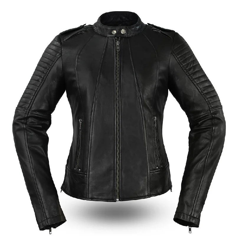 Ladies Biker Jacket Sharp Men's Italian