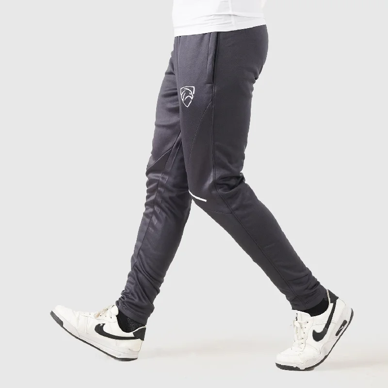 Tf-Charcoal PolyFleece Side Cut Print Bottoms Preppy Men's College