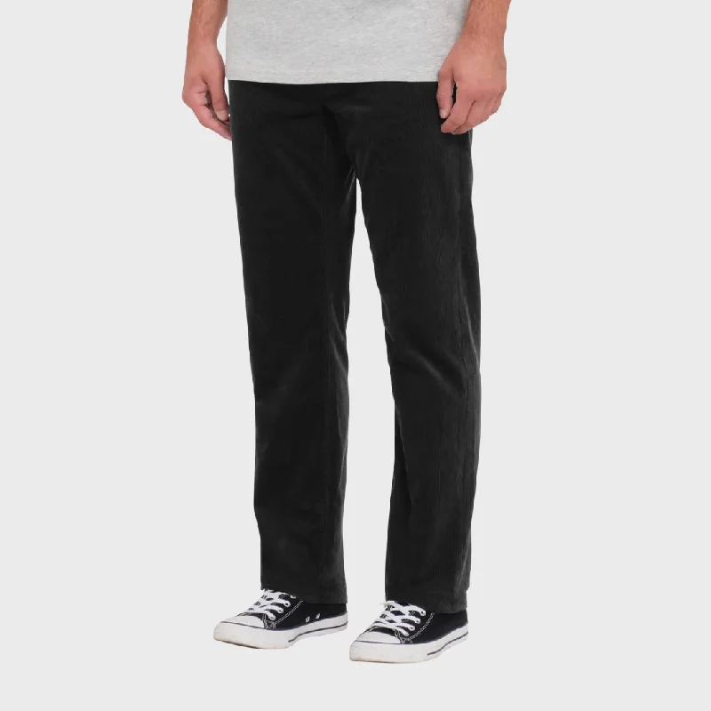 Volcom Mens Solver 5 Pocket Cord Trousers - Stealth Artistic Men's Hand