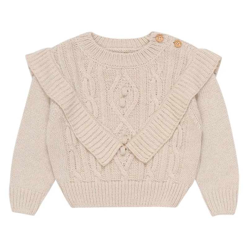 The New Society Lucia Baby Jumper Sand Laid