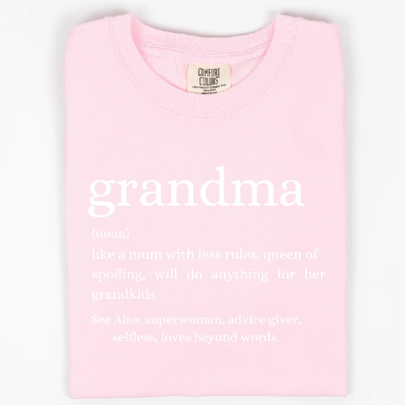 Modern GRANDMA Definition T-Shirt Dynamic Men's Glow