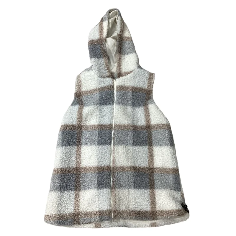 Vest Other By Clothes Mentor In Blue & Cream, Size: L Monochromatic All