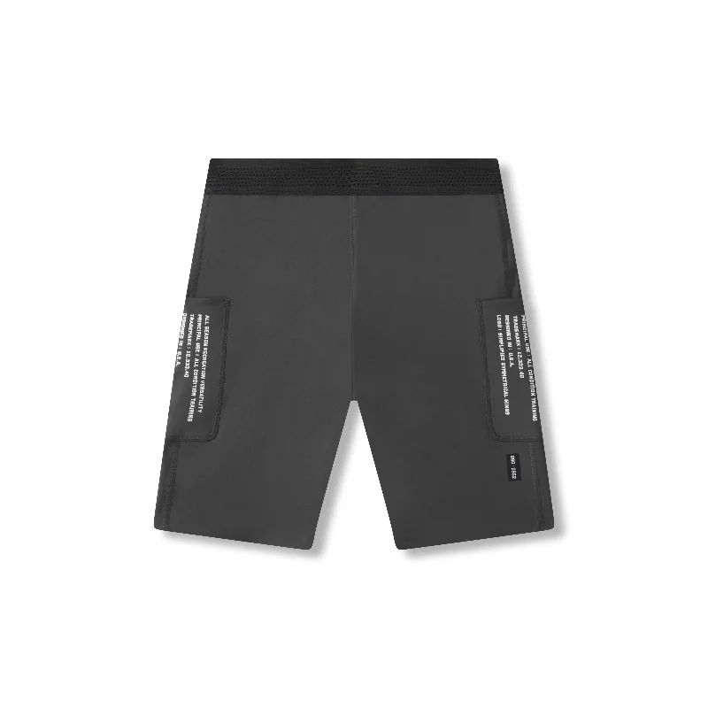 0952. WarpFlexx™ Utility Speed Short - Space Grey Elegant Men's Formal 