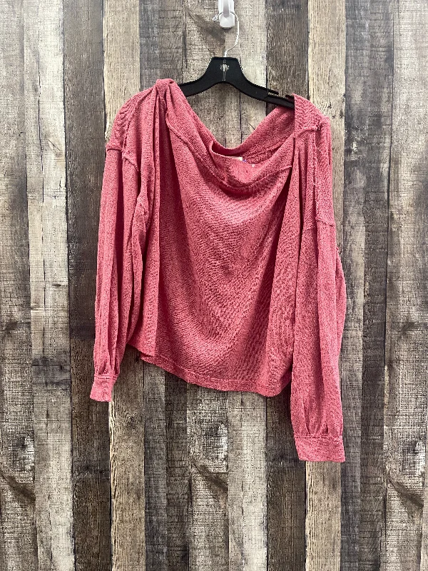 Top Long Sleeve By We The Free  Size: S Elegant Men's Cashmere
