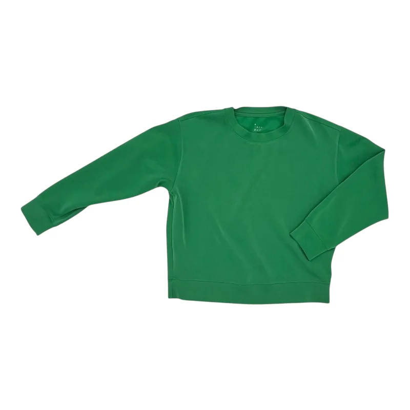 Sweatshirt Crewneck By A New Day In Green, Size:S Cozy Men's Sherpa