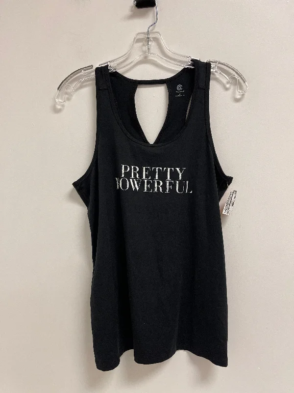 Athletic Tank Top By Champion In Black, Size: S Refined Men's Hand