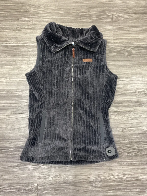 Vest Faux Fur & Sherpa By Columbia In Grey, Size: M Casual Men's Japanese 