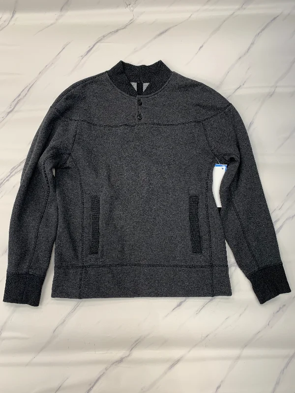 Athletic Sweatshirt Crewneck By Lululemon In Grey, Size: M Practical Men's Multi