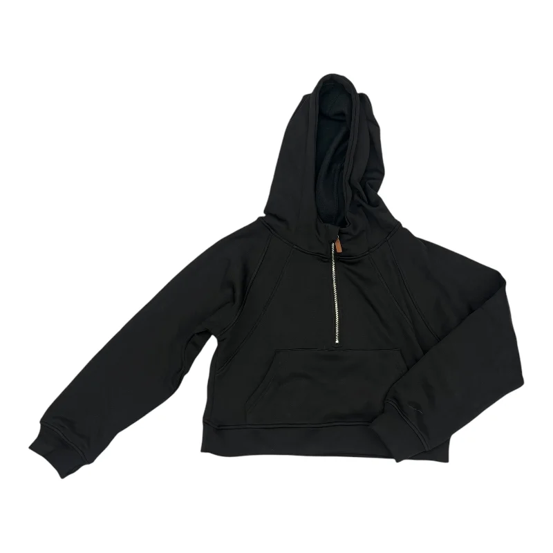 Athletic Sweatshirt Hoodie By Cme In Black, Size:M Tailored