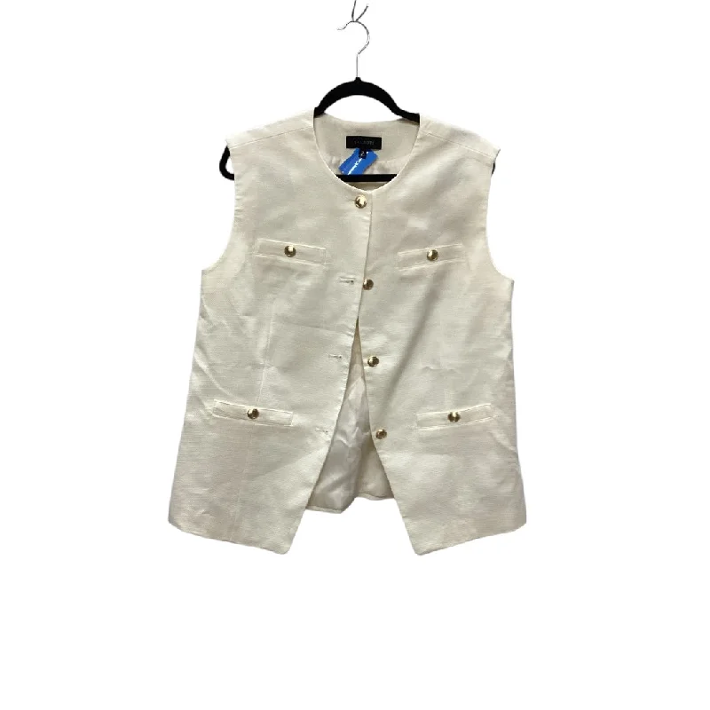 Vest Other By Talbots In Cream, Size: L Sleek Men's Metallic
