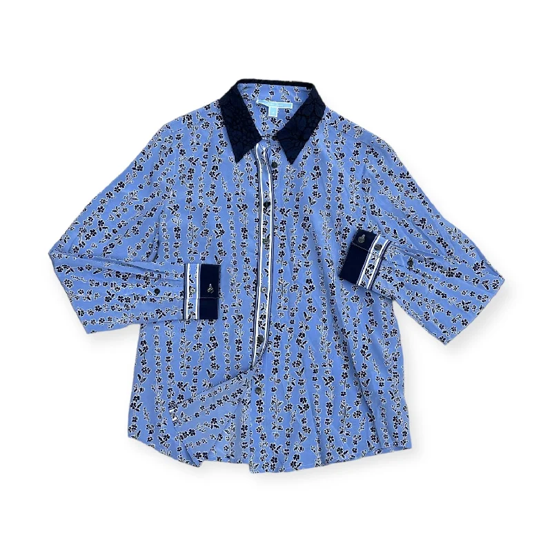Top Long Sleeve By Draper James  Size: 6 Confident Men's High
