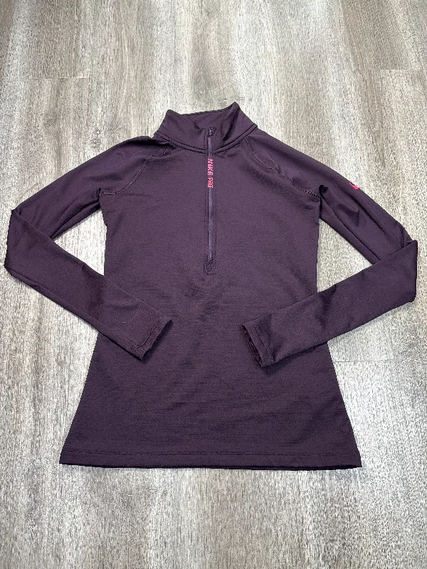 Sweatshirt Collar By Nike Apparel In Maroon, Size: M Minimalist Men's Casual 