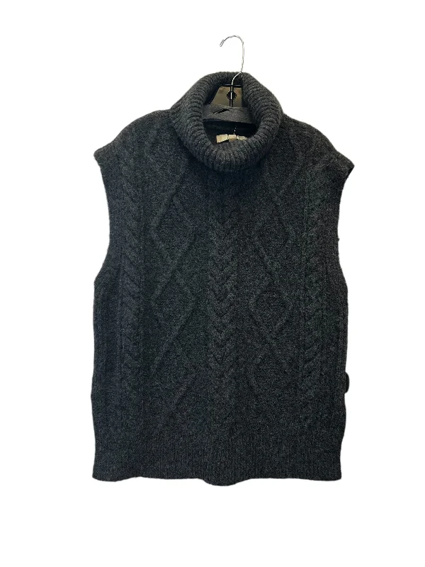 Vest Sweater By Loft In Grey, Size: M Youthful Men's Pop