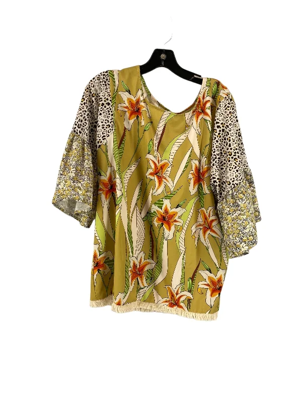 Tunic 3/4 Sleeve By Clothes Mentor  Size: S Sharp Men's Italian