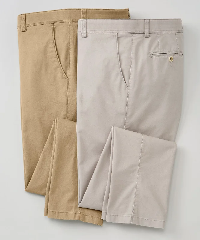 Flat-Front Broken Twill Pant Cozy Men's Winter