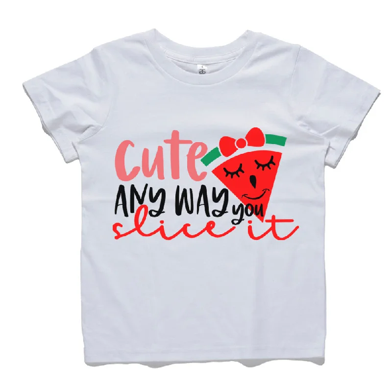 MRK Basics Summer Slogans White Tee Sophisticated Men's French