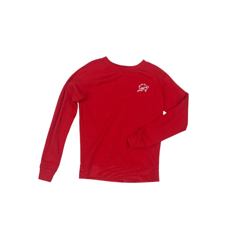 Sweatshirt Crewneck By Old Navy In Red, Size:Xs Unique Men's Patch
