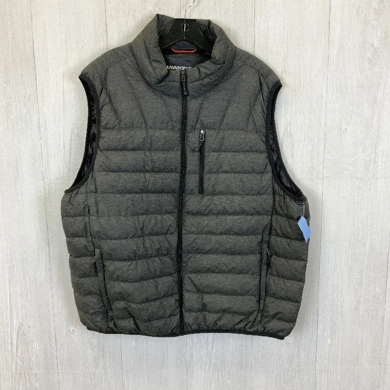 Vest Puffer & Quilted By Clothes Mentor In Grey, Size: Xxl Luxurious Men's High