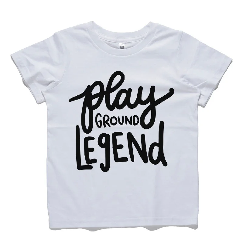 MRK Basics Cool Kid Slogans White Tee Laid