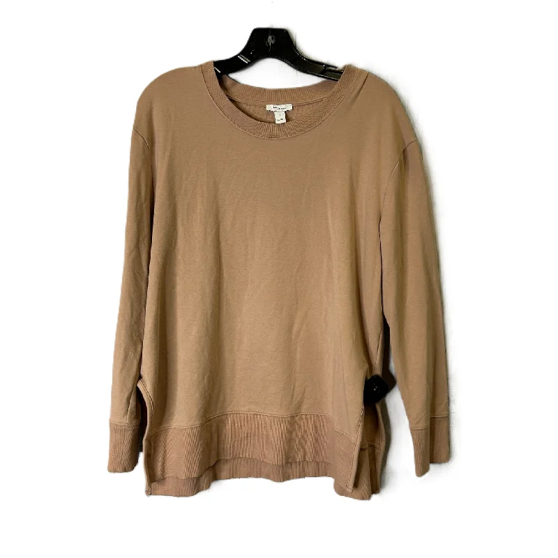 Sweatshirt Crewneck By Daily Ritual In Brown, Size: L Polished Men's Silk