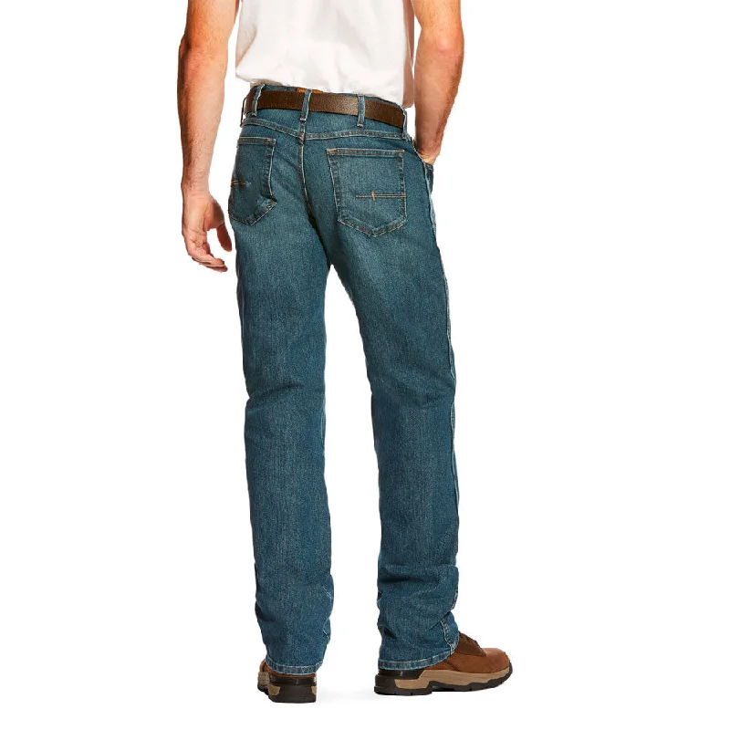 Ariat Rebar M4 Relaxed DuraStretch Basic Boot Cut Jean- Carbine Minimalist Men's Casual Ariat Rebar M4 Relaxed DuraStretch Basic Boot Cut Jean- Carbine Minimalist Men's Casual