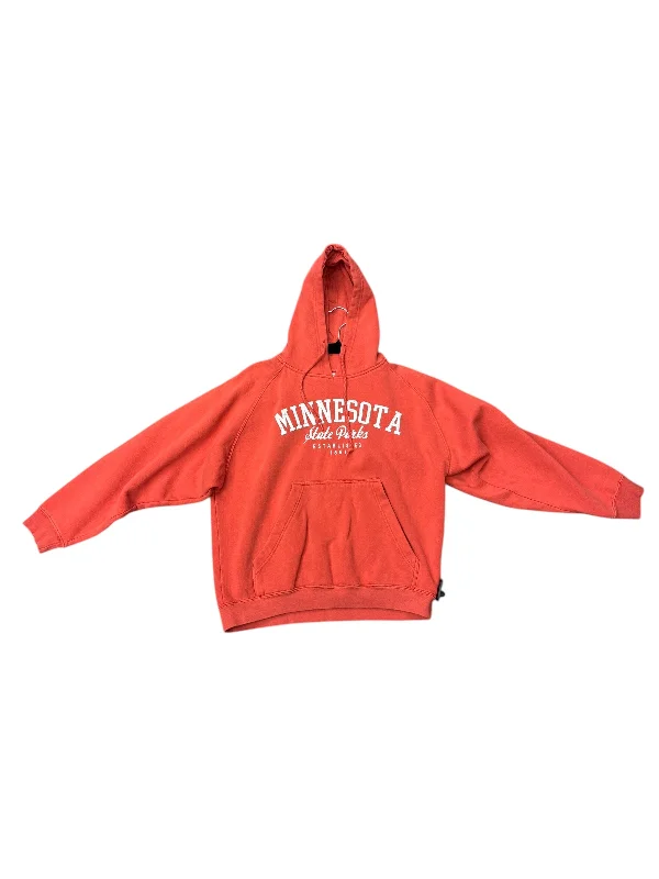 Sweatshirt Hoodie By Clothes Mentor In Orange, Size: S Dynamic Men's Moto