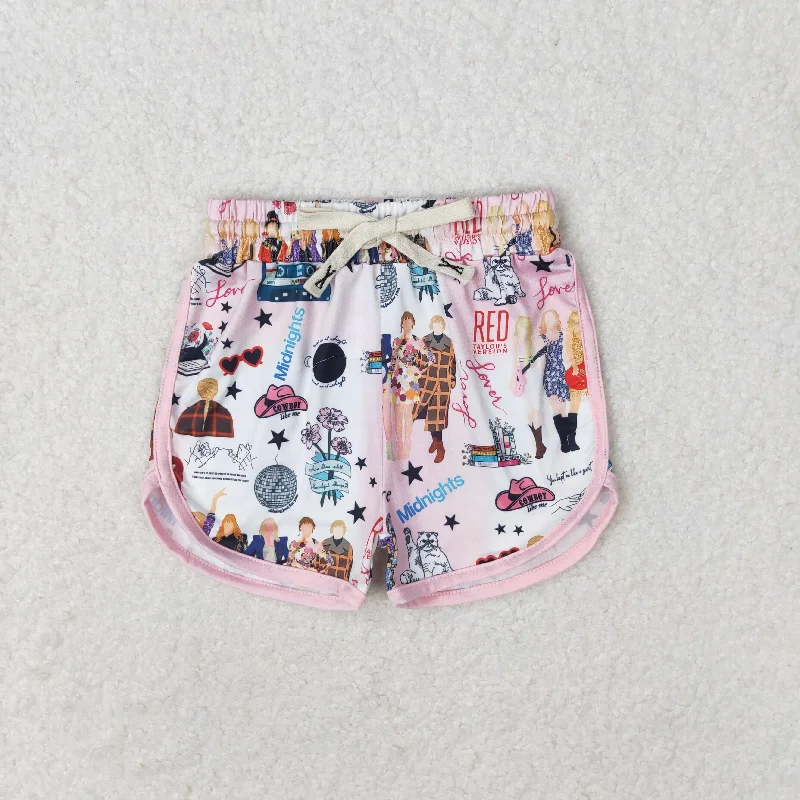 SS0255 swift pink and white shorts high quality Practical Men's Quick