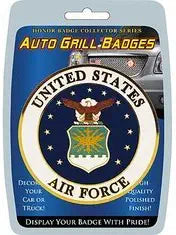 Car Grille Badge USAF Sporty Men's Athleisure 