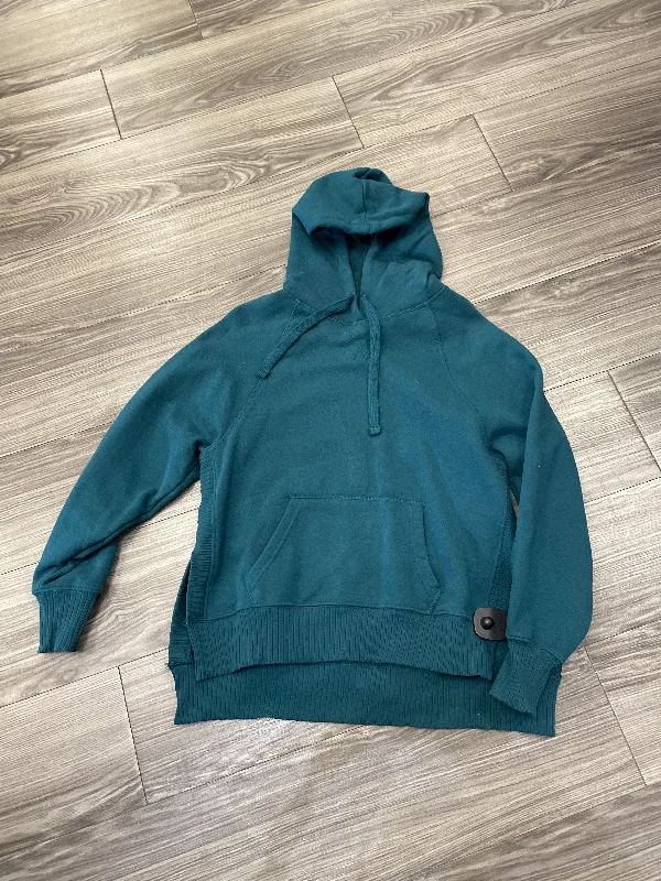 Sweatshirt Hoodie By Ultra Flirt In Teal, Size: S Artistic Men's Hand