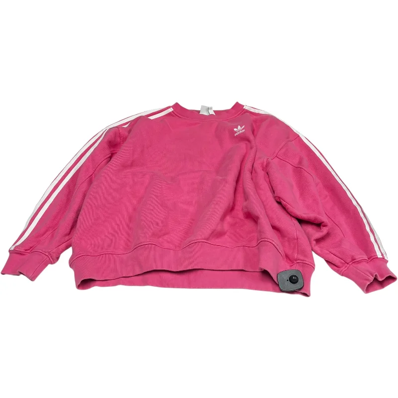 Sweatshirt Crewneck By Adidas In Pink, Size: S Cclassic Men's Tweed
