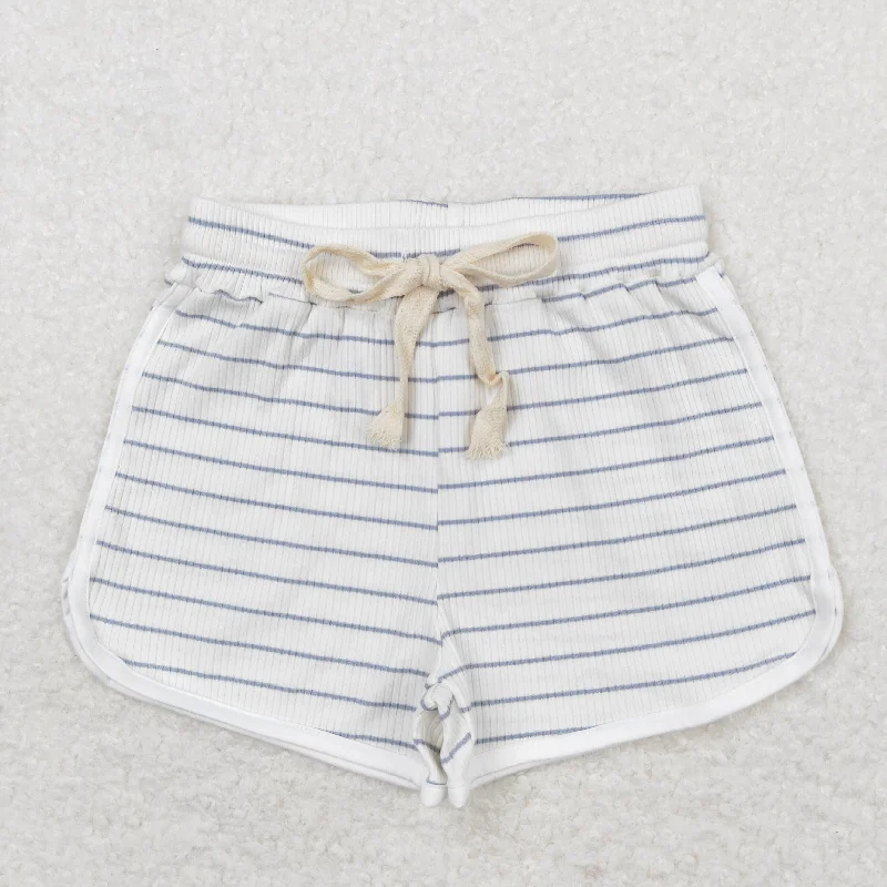 SS0334/47 Color thick striped shorts high quality wholesale baby girl clothes Laid