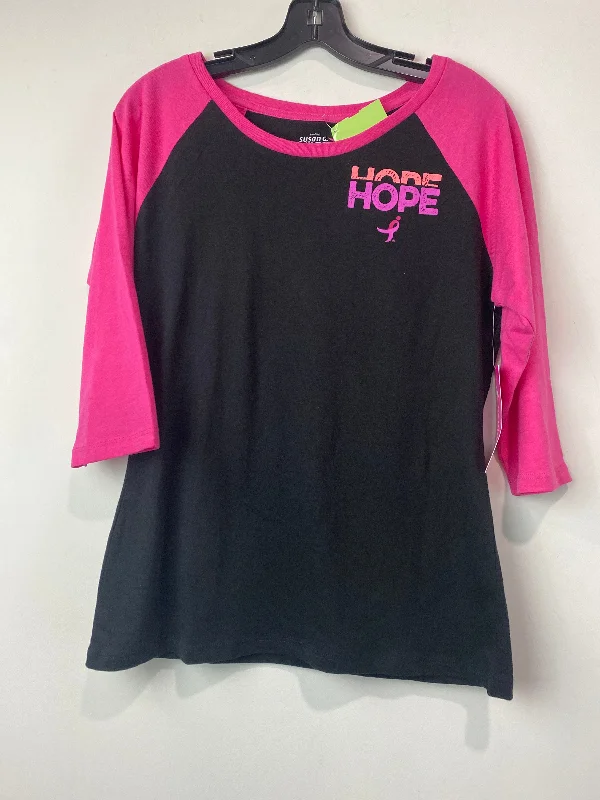 Top 3/4 Sleeve By Clothes Mentor  Size: M Stylish Men's Neon