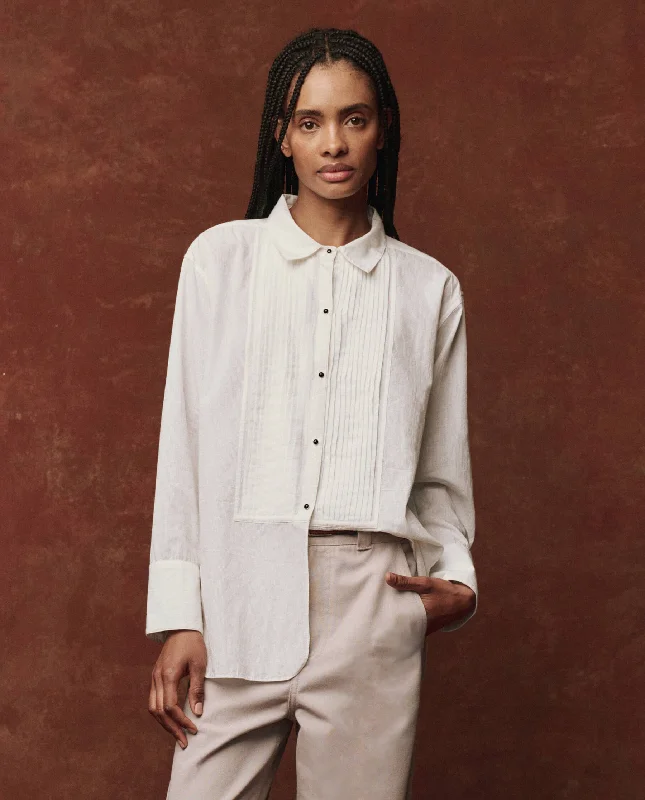 The Classic Tux Top. -- White Sporty Men's Athleisure 