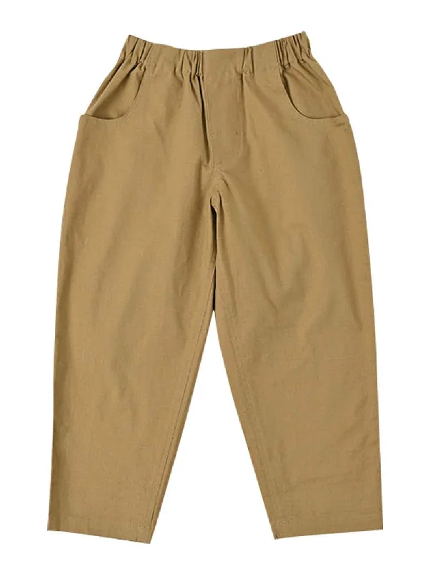 Eastend Beige Pants Modern Men's Geometric