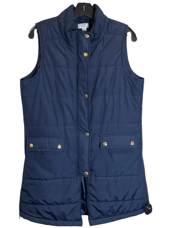 Vest Puffer & Quilted By Crown And Ivy In Blue, Size: M Cozy Men's Sherpa