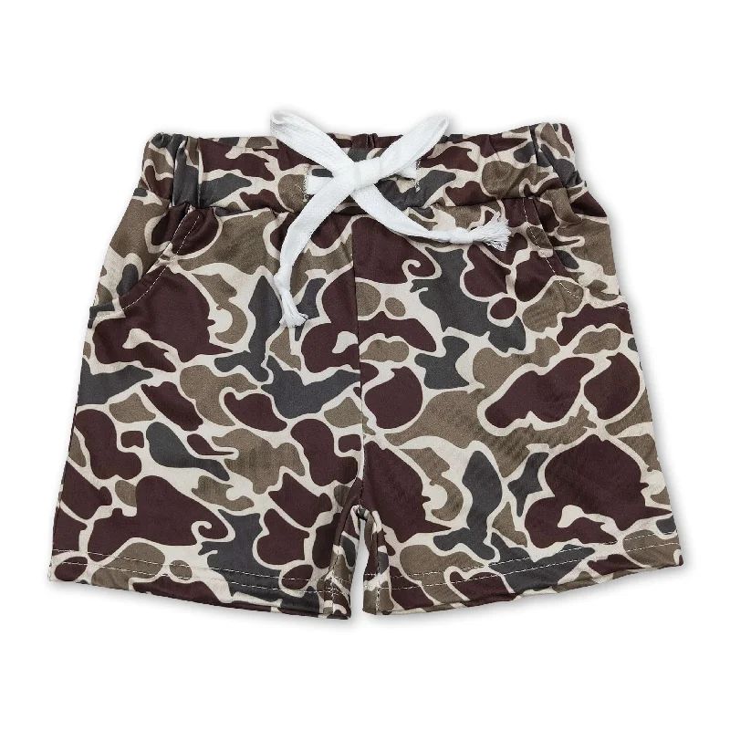 Camo pockets kids boy summer shorts Refined Men's Hand