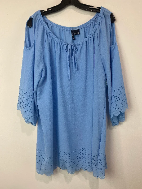 Tunic 3/4 Sleeve By New Directions  Size: L Youthful Men's Pop