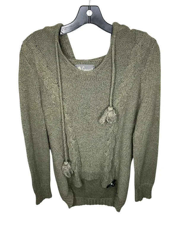 Sweatshirt Hoodie By Natural Reflections In Green, Size: M Traditional Men's Wool