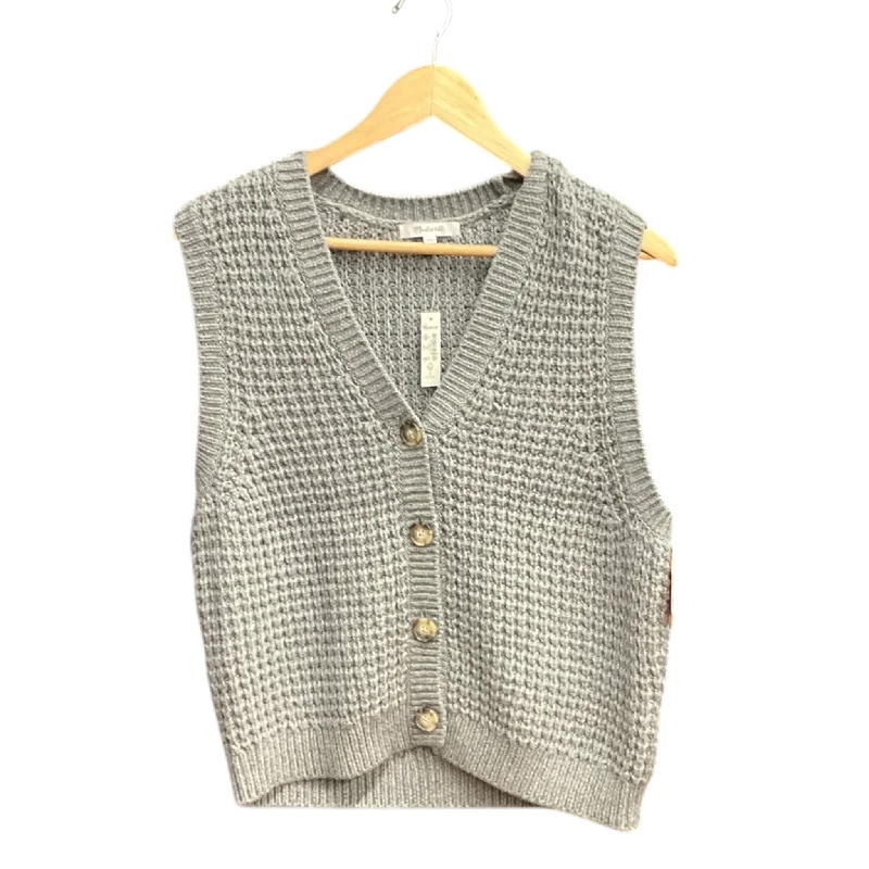 Vest Sweater By Madewell In Grey, Size: Xl Bohemian Men's Free