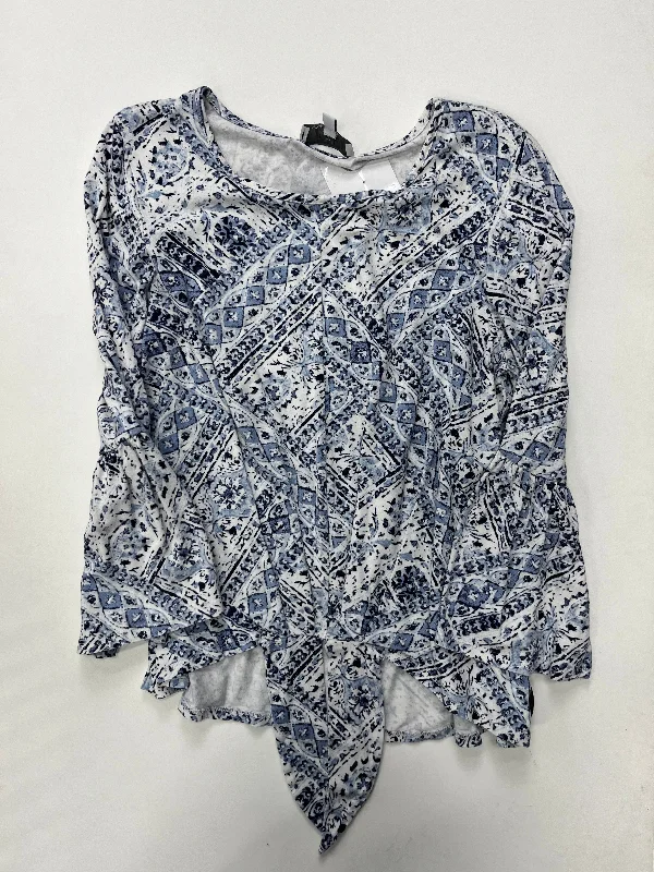 Top Long Sleeve By New Directions  Size: L Masculine Men's 