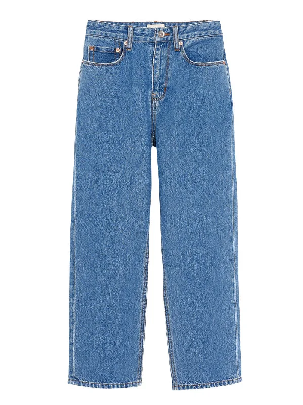 Blue Peters Jeans Casual Men's Loose