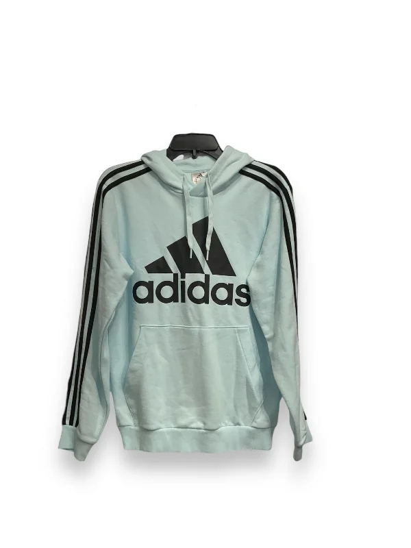Sweatshirt Hoodie By Adidas In Blue, Size: S Traditional Men's Country