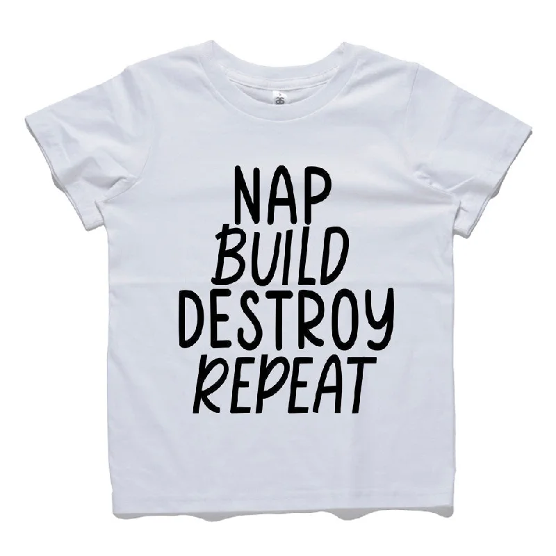 MRK Basics Cool Kid Slogans White Tee Dynamic Men's Moto