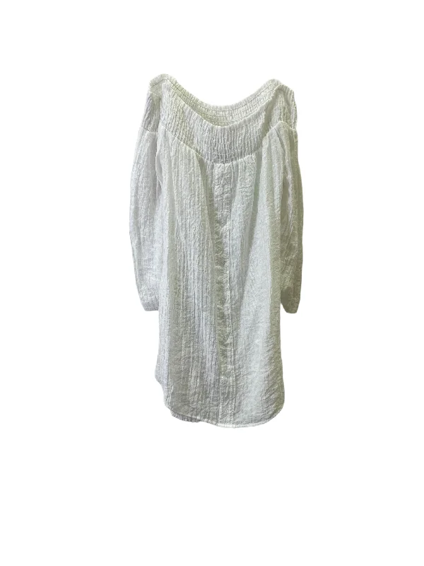 Top Long Sleeve By Timing  Size: S Monochromatic Office Style