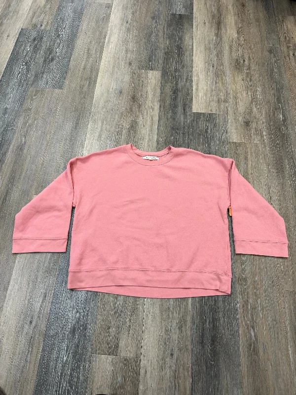 Sweatshirt Crewneck By Xirena In Pink, Size: S Dapper Men's Bow